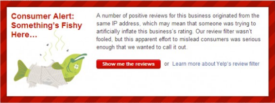 Yelp Fake Review Alert