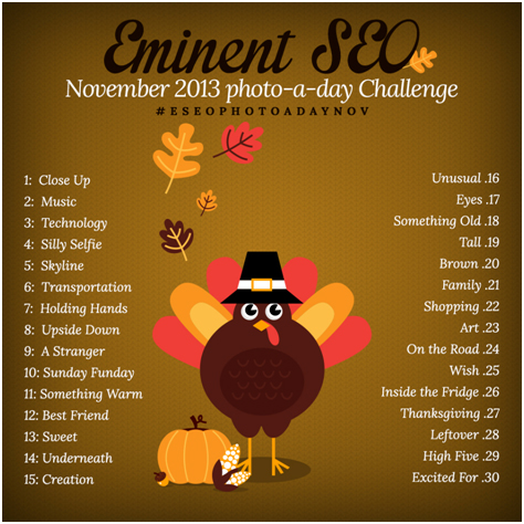 November Photo A Day Challenge