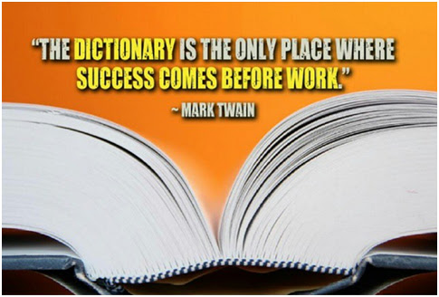 Dictionary is the Only Placed Where Success Comes Before Work - ESEO
