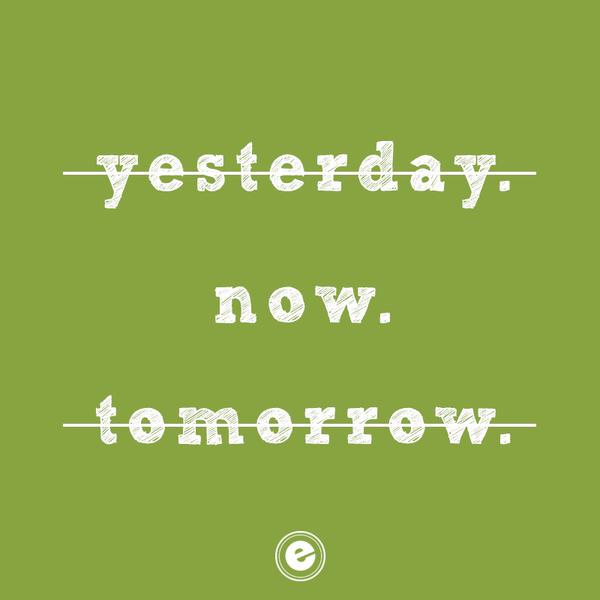 Now Not Yesterday Or Tomorrow - ESEO