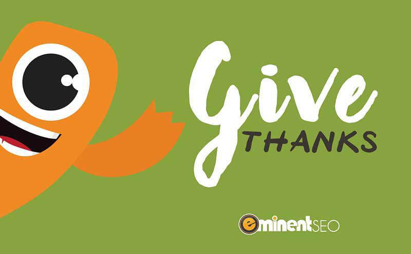 Give Thanks | Eminent SEO