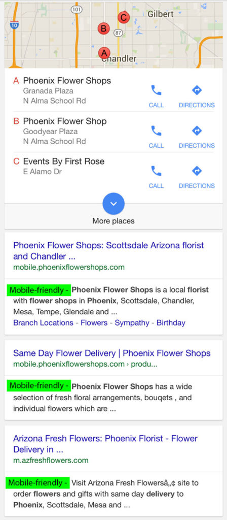 Flower Store Phoenix Mobile Search