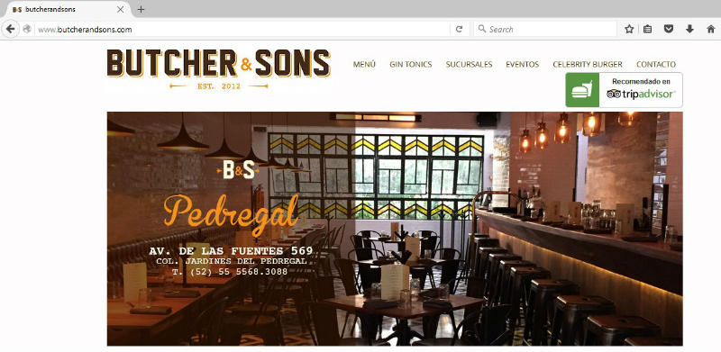 Butcher And Sons Homepage