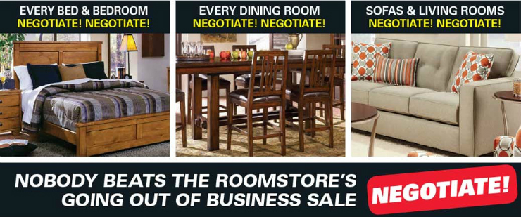 RoomStore Going Out Of Business Sale
