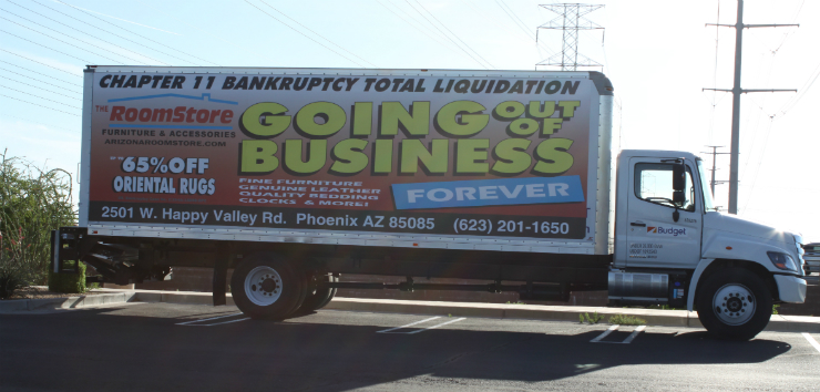 RoomStore Liquidation Truck - Eminent SEO