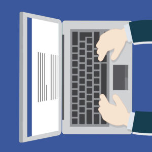 Laptop Writing For Social Media - Eminent SEO