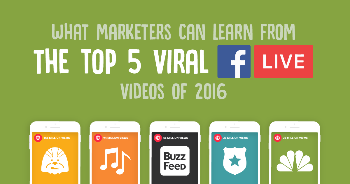What Marketers Can Learn from the Top 5 Viral Facebook Live Videos of 2016