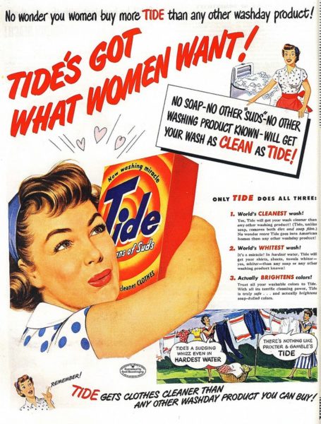 1960s Tide Ad For Women - ESEO
