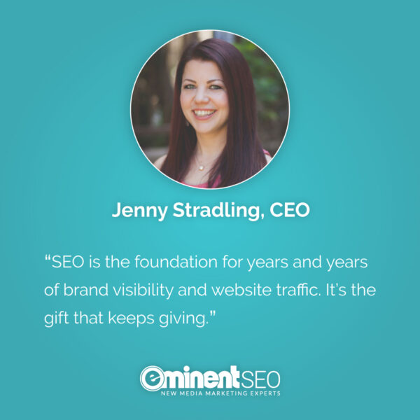 CEO Jenny Stradling Long-Term SEO Quote - Eminent SEO