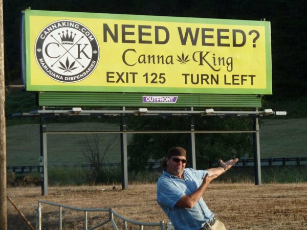 Canna King Billboard Oregon - ESEO