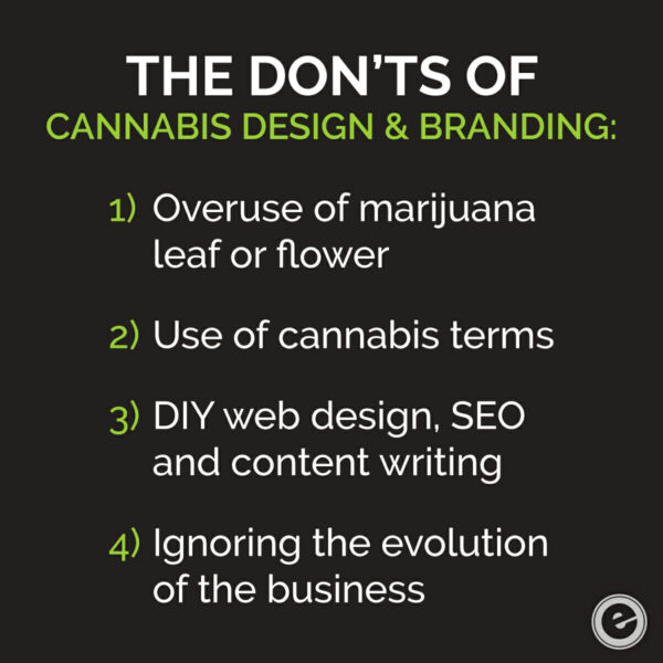 The Don’ts of Cannabis Design and Branding