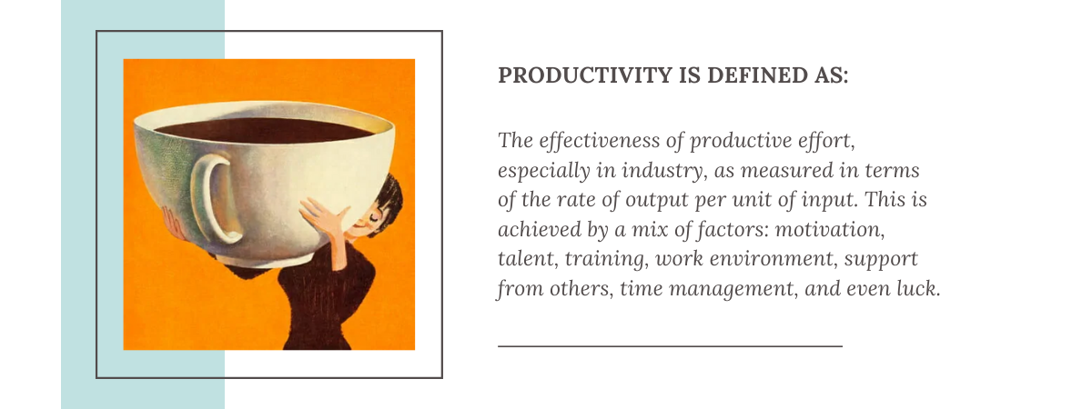 Productivity Defined 