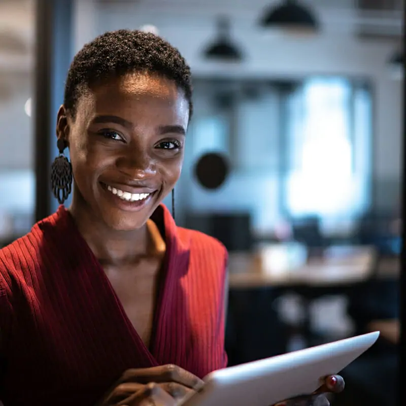 black businesswoman