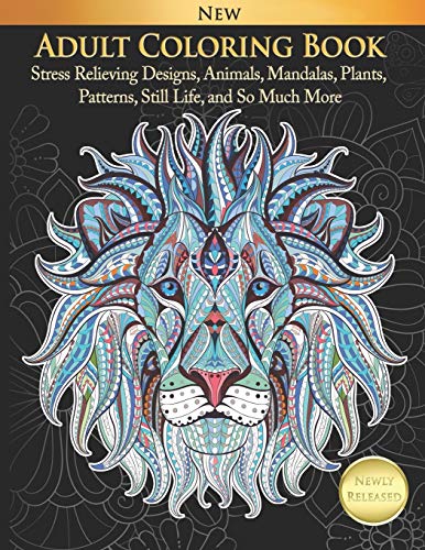 Adult Coloring Book Stress Relieving Designs
