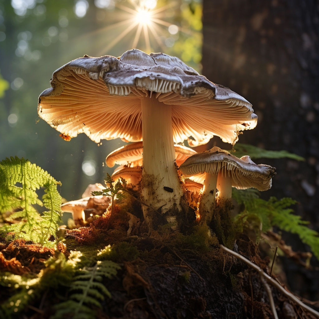 AI Generated Mushroom Photograph 