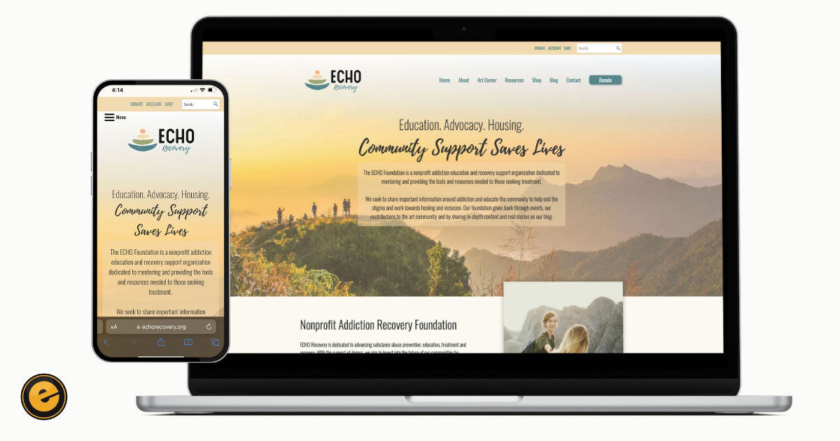ECHO Recovery Website Design 