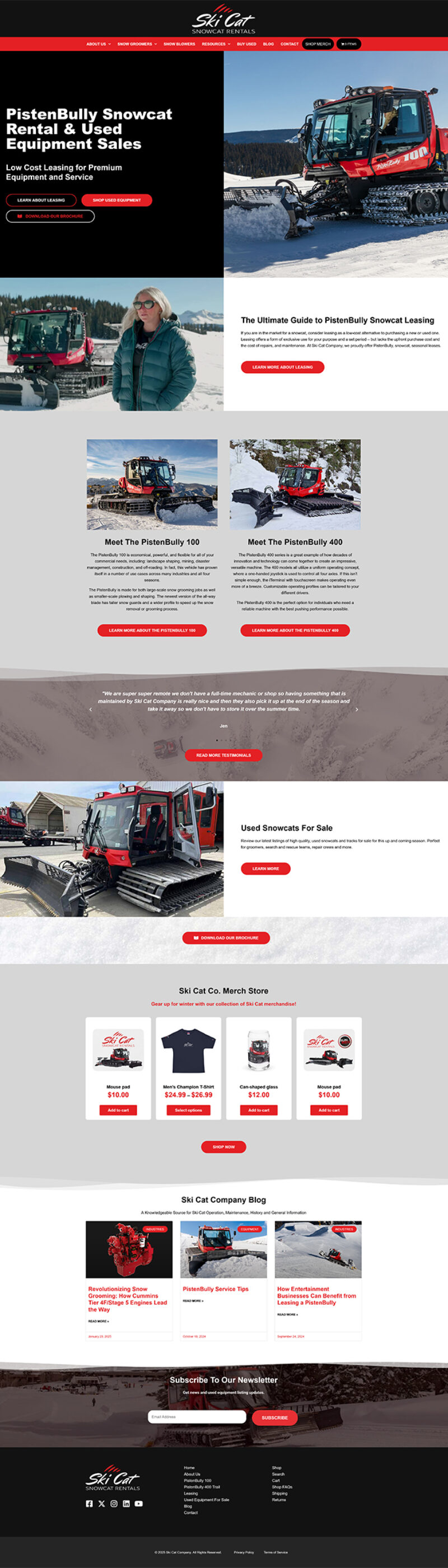 SkiCat-Company-website
