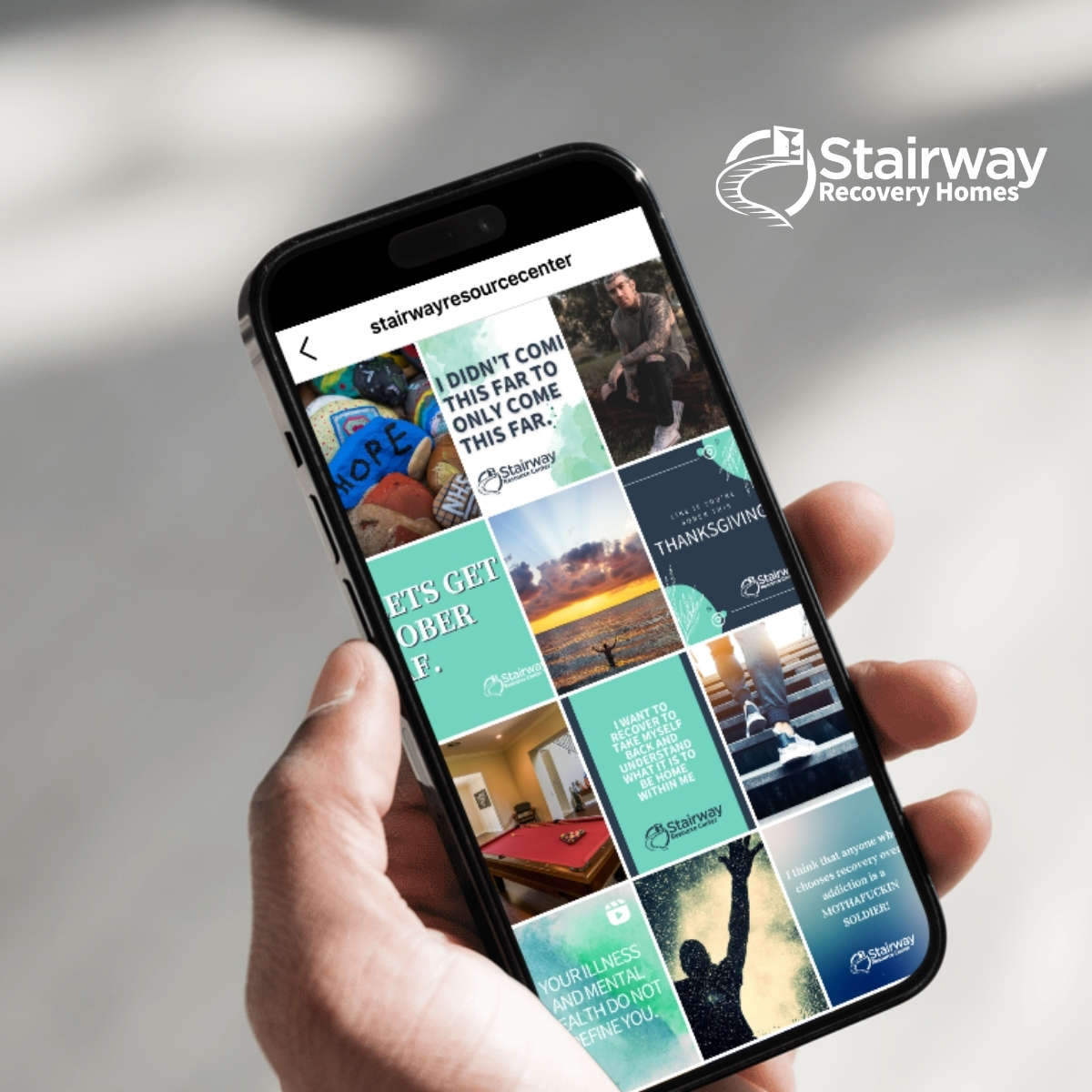 Stairway Recovery Center Social Media Design & Management
