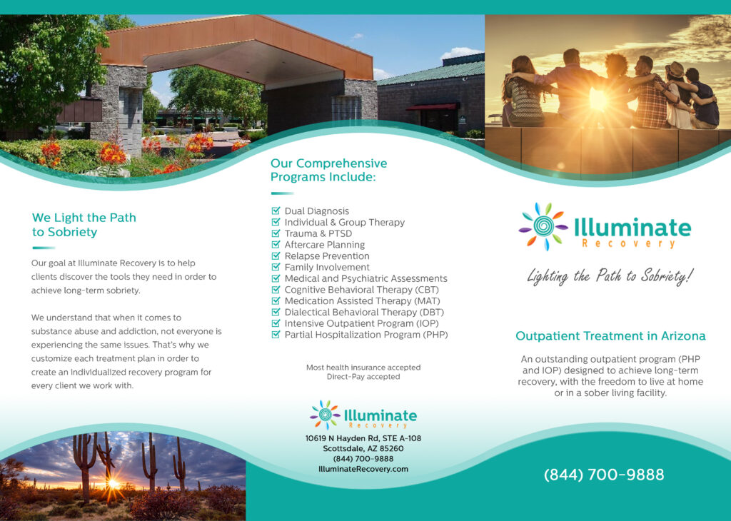 Illuminate Recovery – Print Design (Brochure)