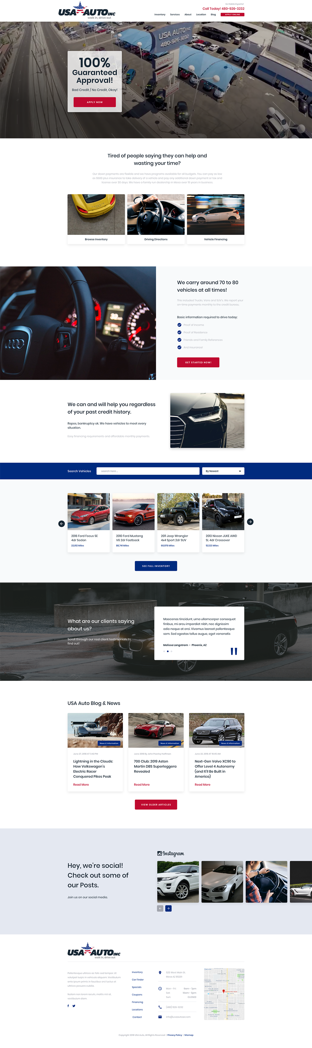 USAautoaz Website