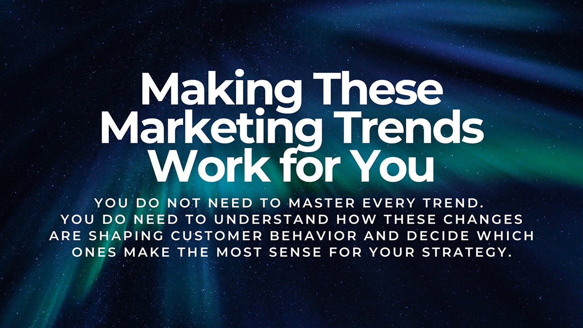 Using Current Marketing Trends