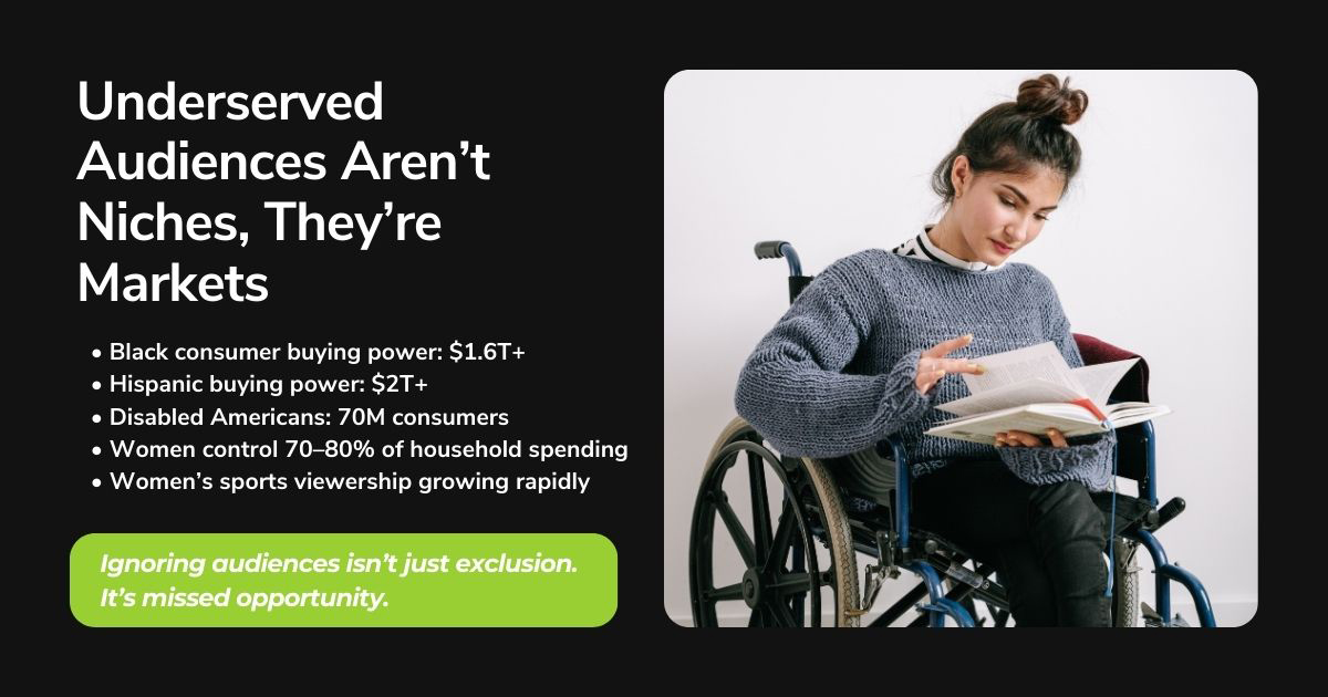 Underserved Audiences Aren’t Niches, They’re Markets